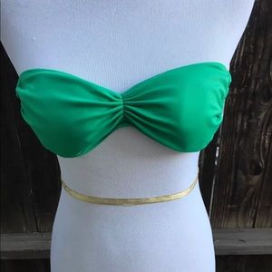 Victoria Secret Sexy Green Bikini Top, Size Small